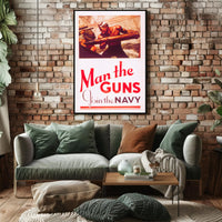 Navy Strength Propaganda: Vintage WWII Recruitment Poster