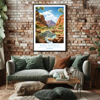 Alice Springs Landscape Poster