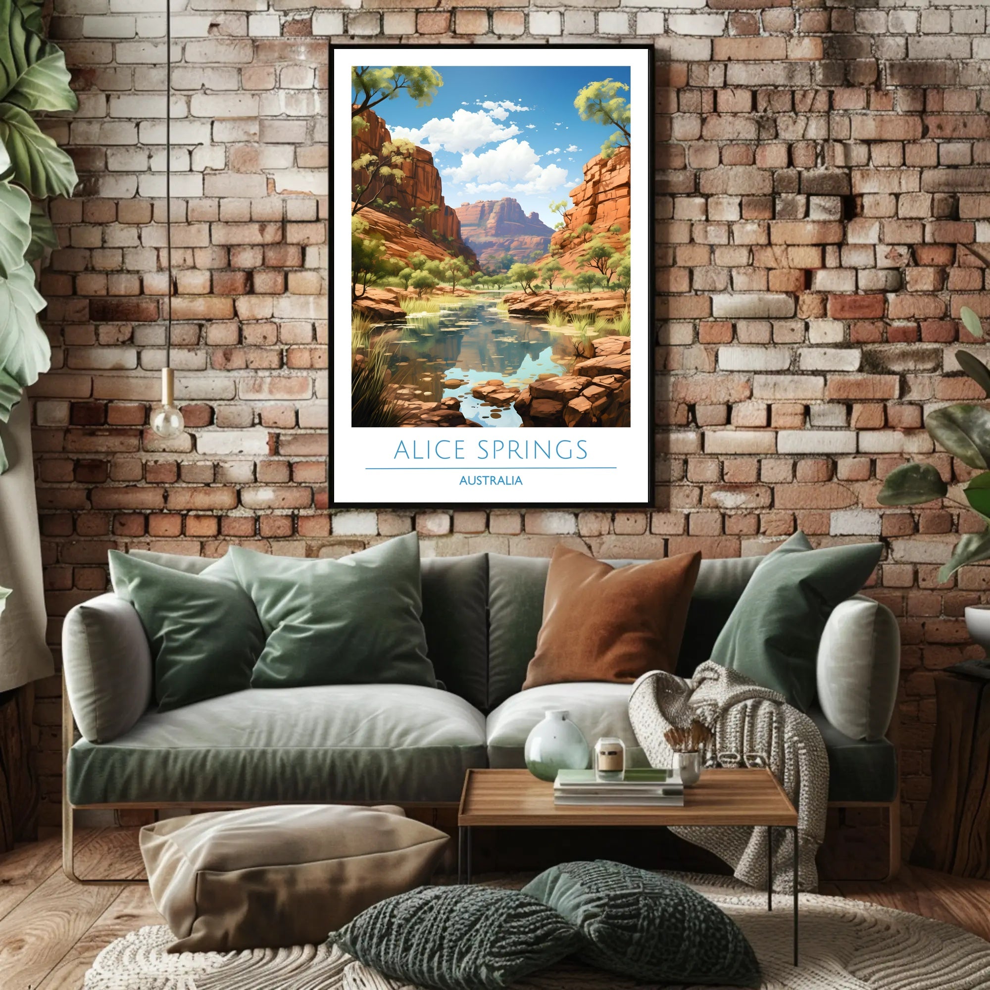 Alice Springs Landscape Poster