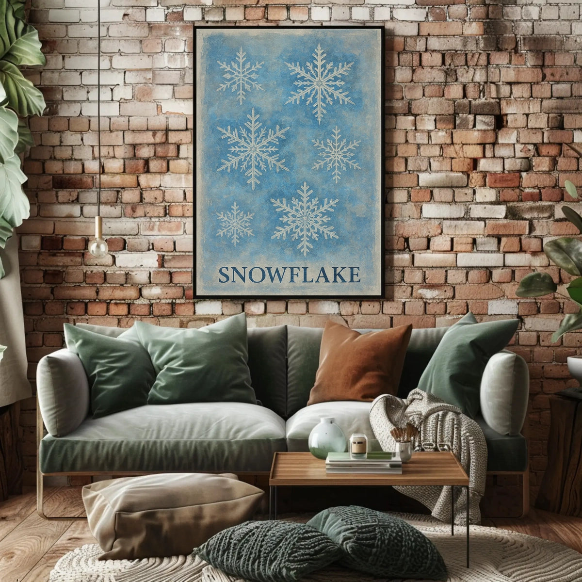 Snowflake Art Poster
