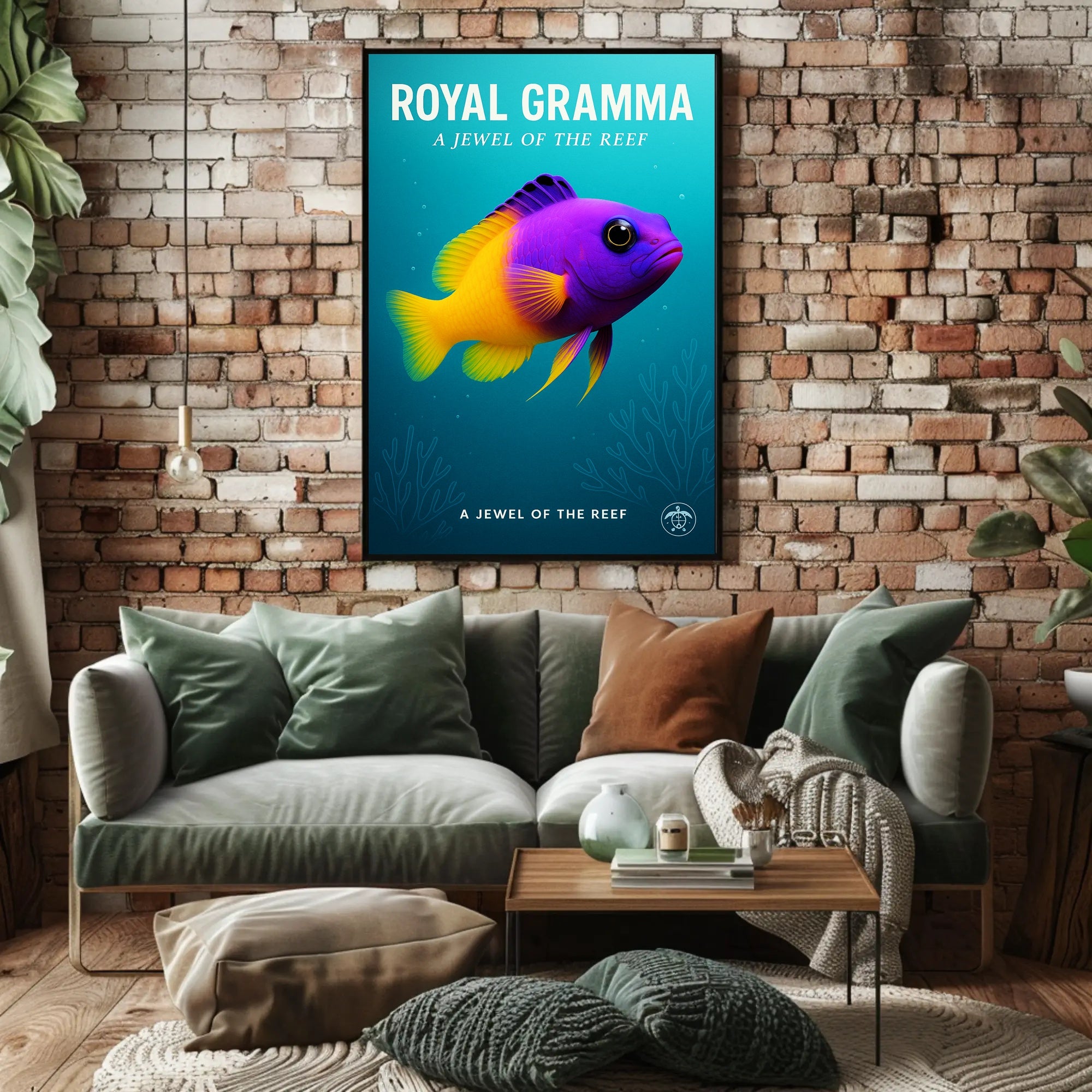 Royal Gramma A Jewel of the Reef Poster PosterGoat