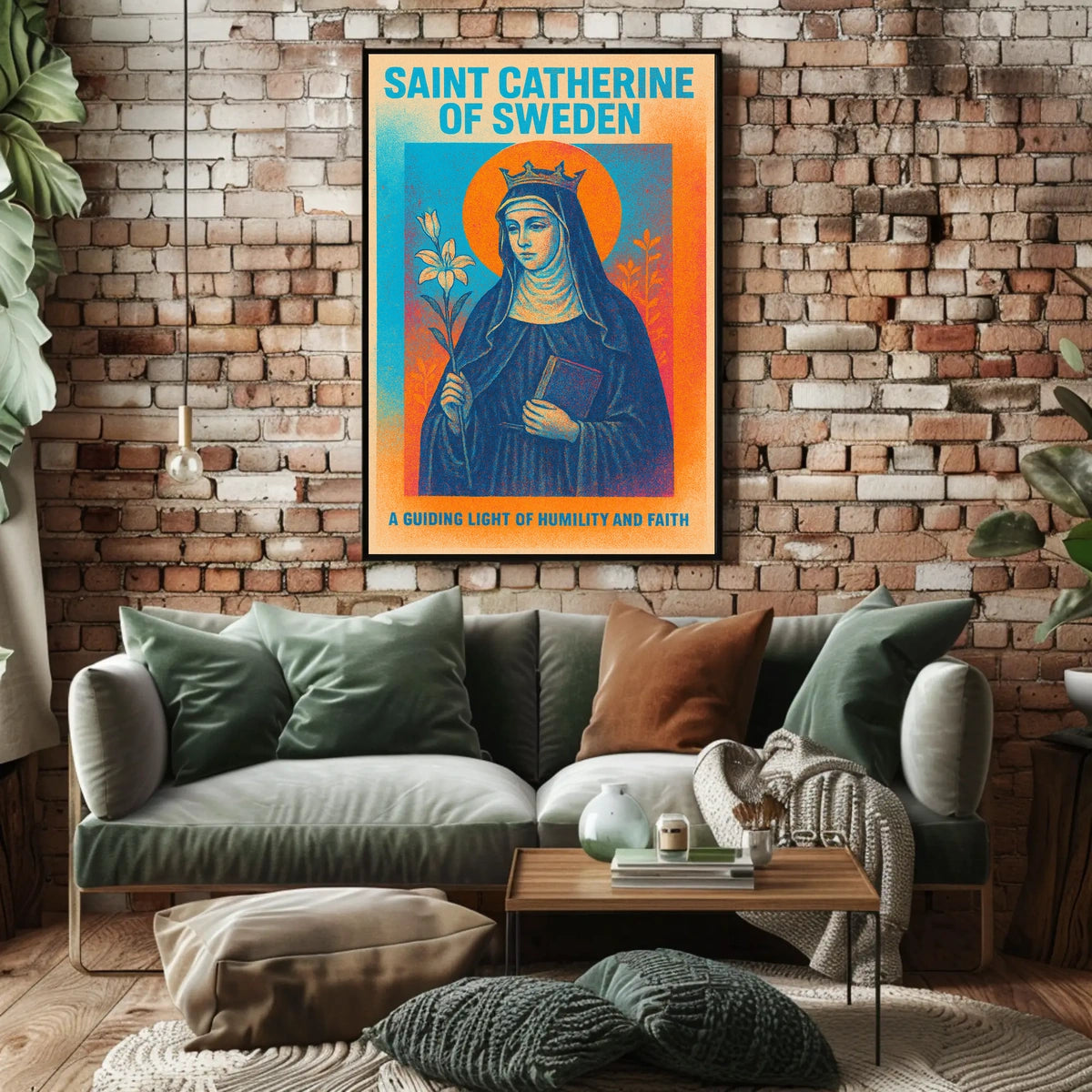 Saint Catherine of Sweden Poster