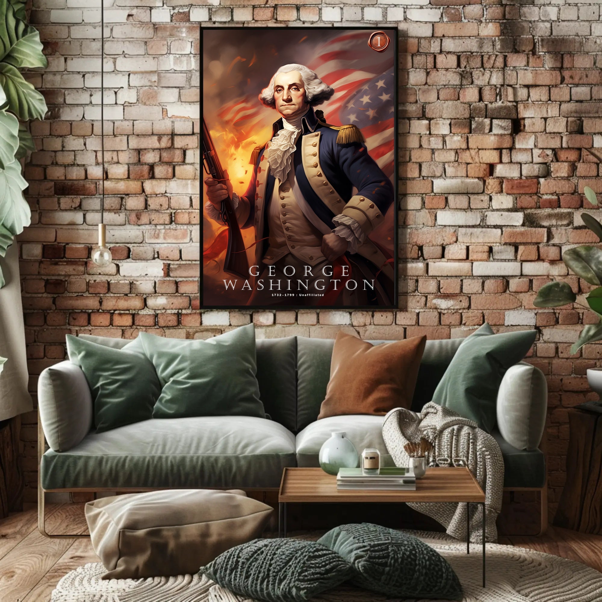 George Washington: A Revolutionary Icon Poster
