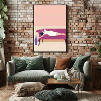 Reclined Elegance Poster