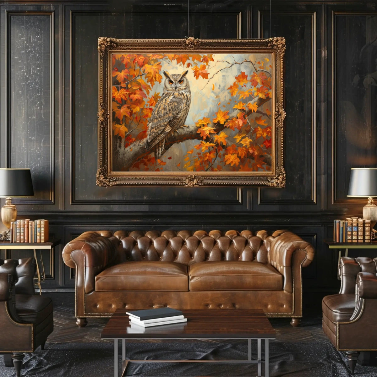 Autumn Owl Poster