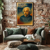 Albert Einstein Theoretical Physicist Visionary Poster