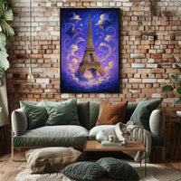 Dreamy Eiffel Tower Poster PosterGoat