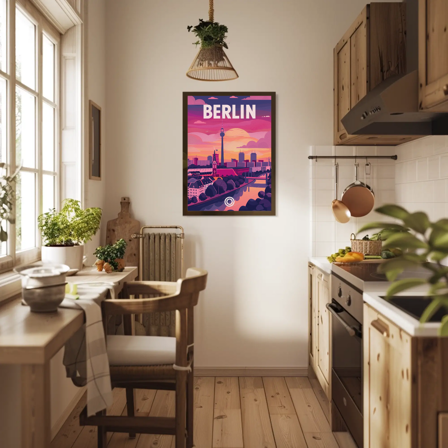 Berlin at Sunset Poster