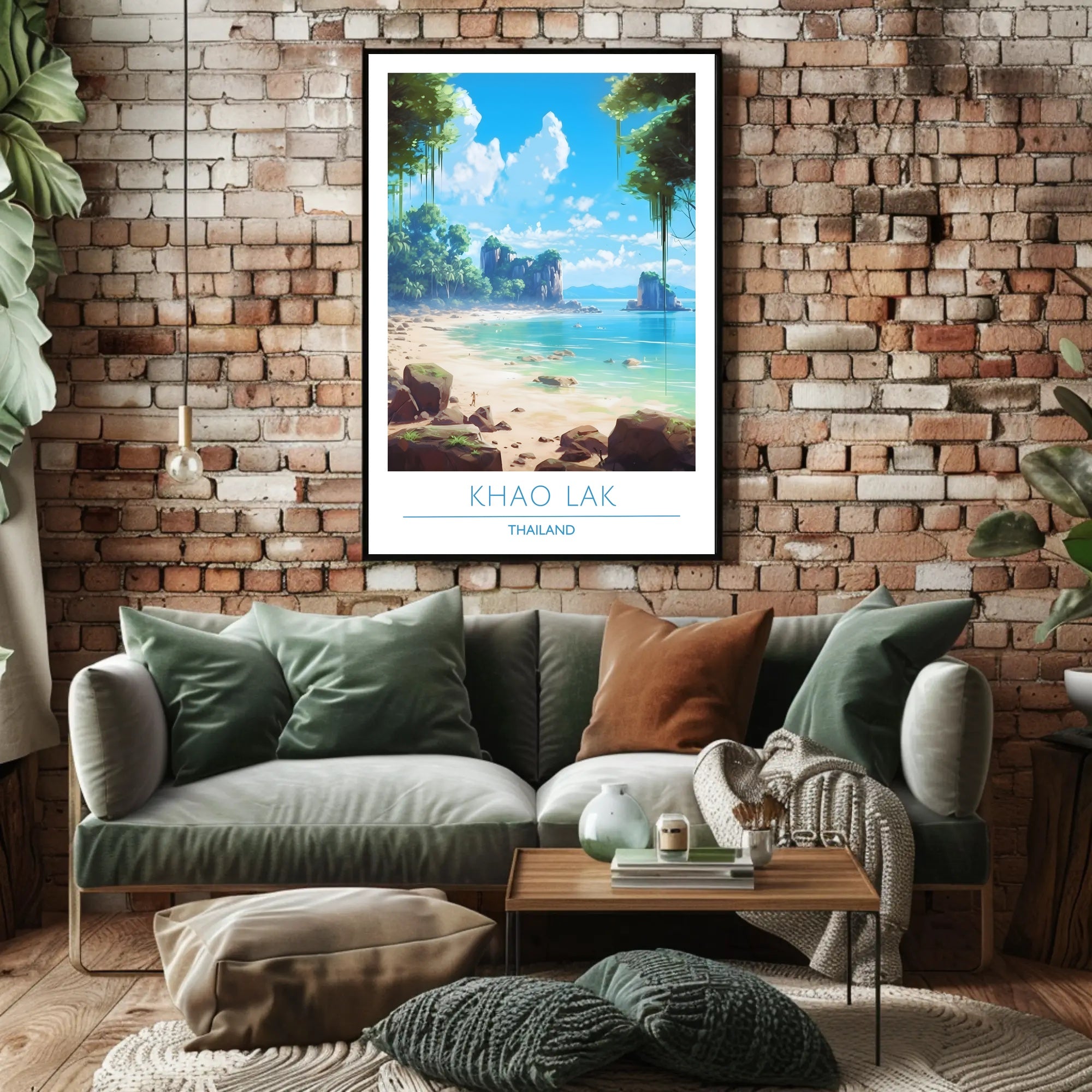 Serene Coastal Escape Poster