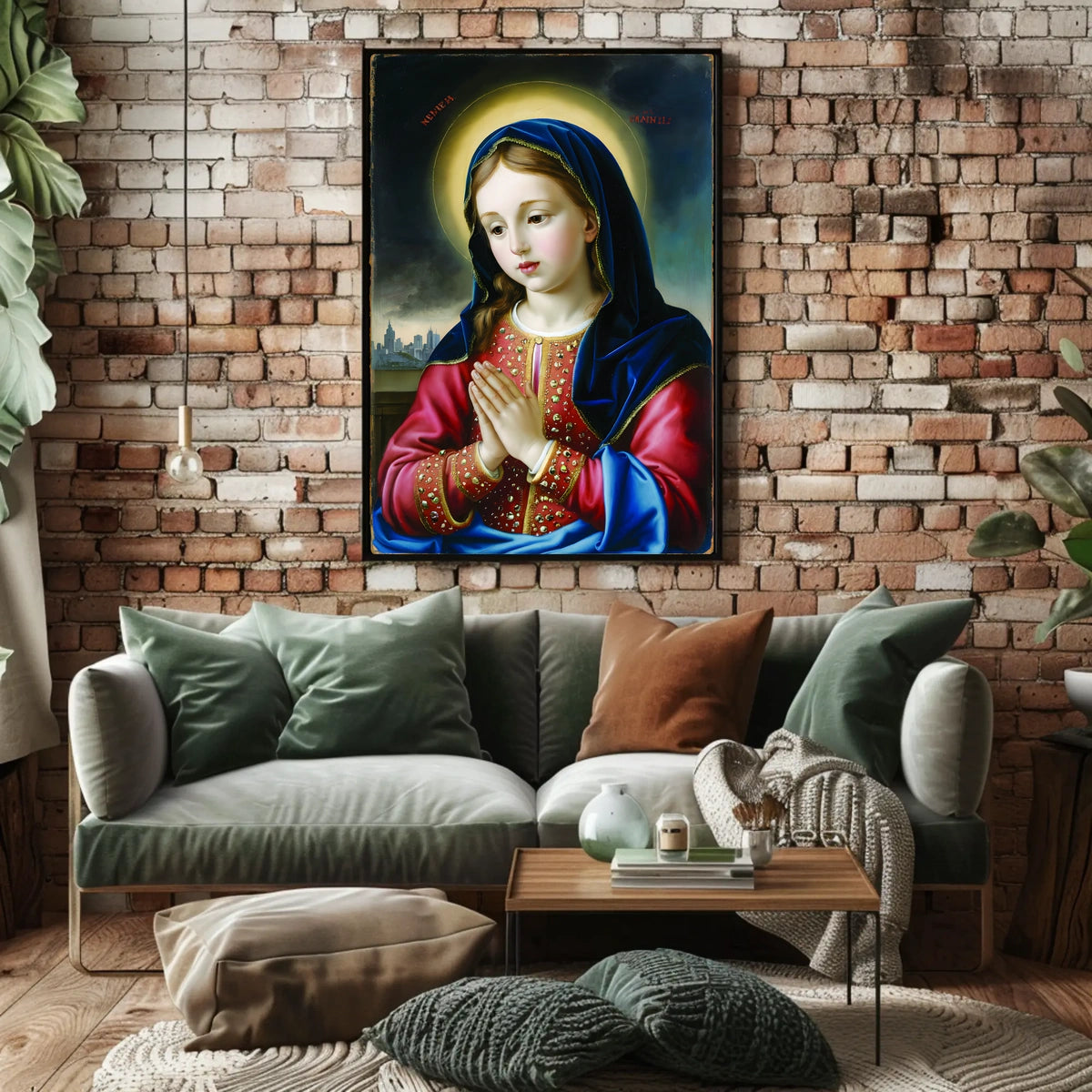 The Praying Saint Poster