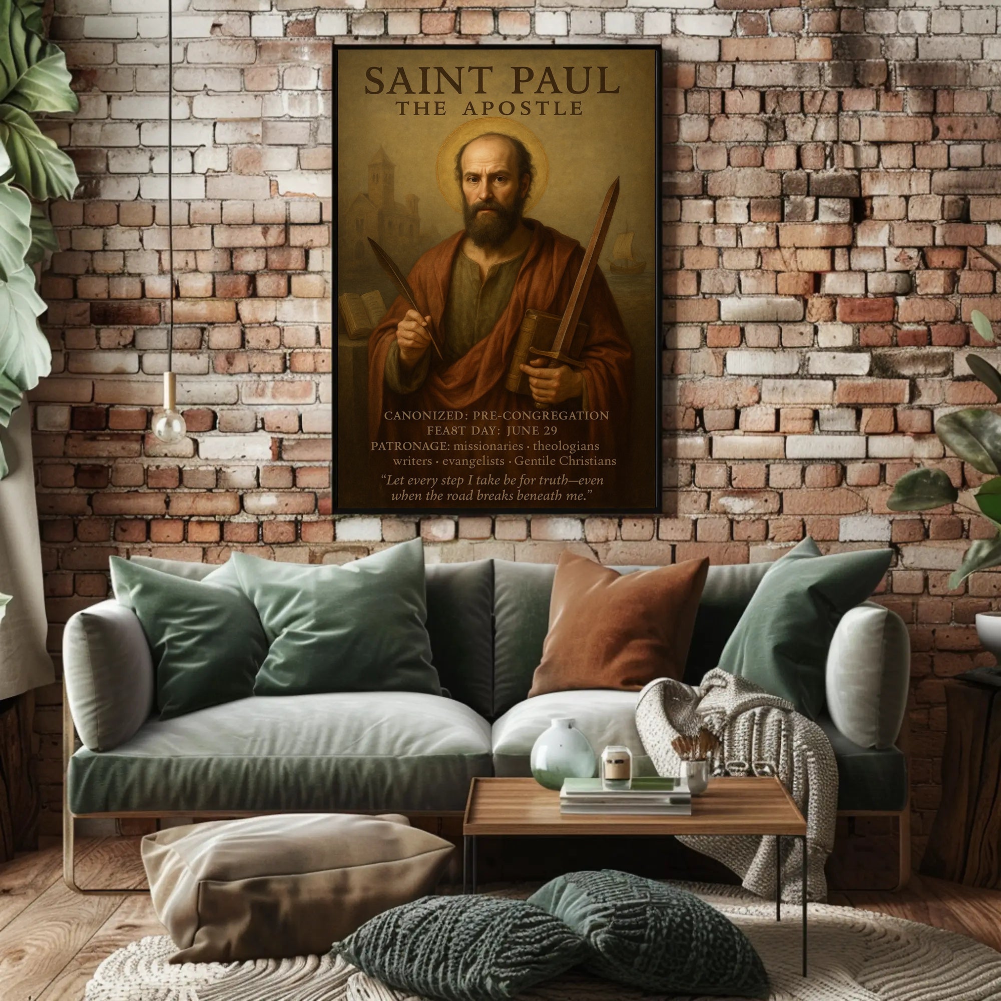Saint Paul Renaissance Artwork Historical or Presidential Poster