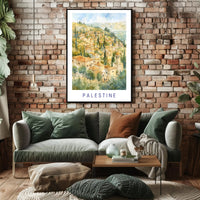 Palestinian Village Scenic Art: Cultural or Heritage Poster PosterGoat