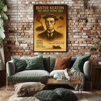 Buster Keaton The Great Stone Face Poster