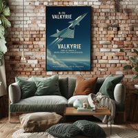 North American XB-70 Valkyrie Cold War Aviation Poster