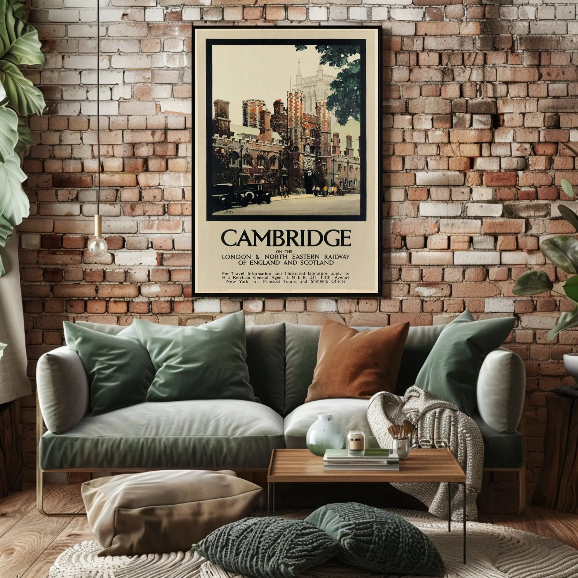 Cambridge Travel Nostalgia: Historic Railway Poster PosterGoat