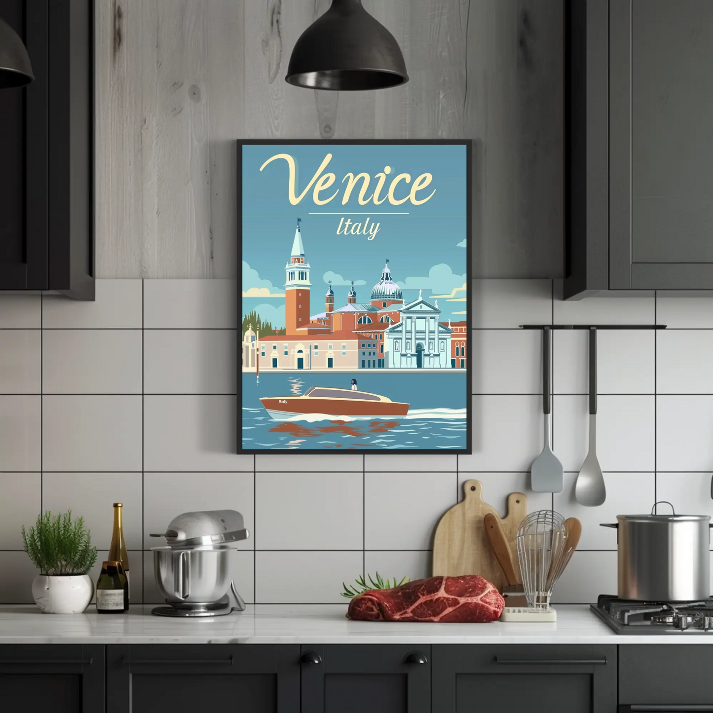 Venice, Italy Vintage Style Poster