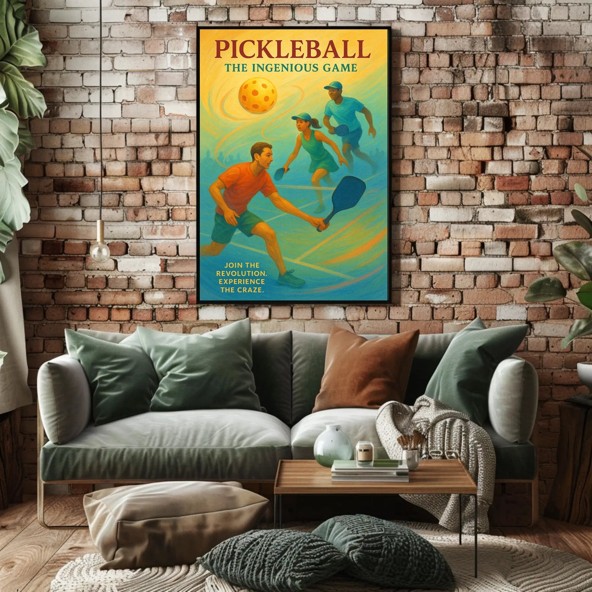 Pickleball The Ingenious Game Poster