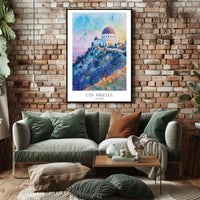 Los Angeles Skyline Poster PosterGoat