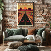 Arizona's Monument Valley Road Trip Poster