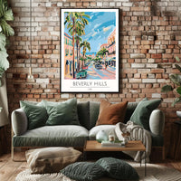 Beverly Hills Vibes Poster PosterGoat