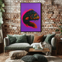 Vibrant Fish Portrait Poster