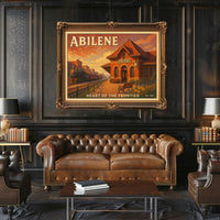 Abilene Heart of the Frontier Poster Print
