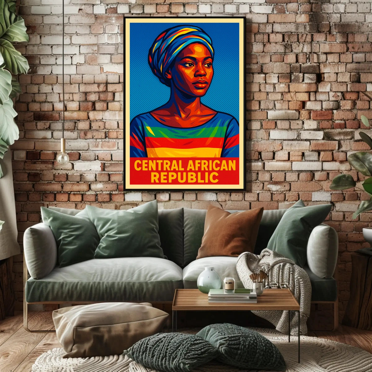 Central African Republic Cultural Poster