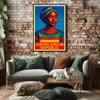 Central African Republic Cultural Poster