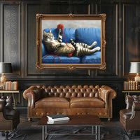 The Playful Cat Poster