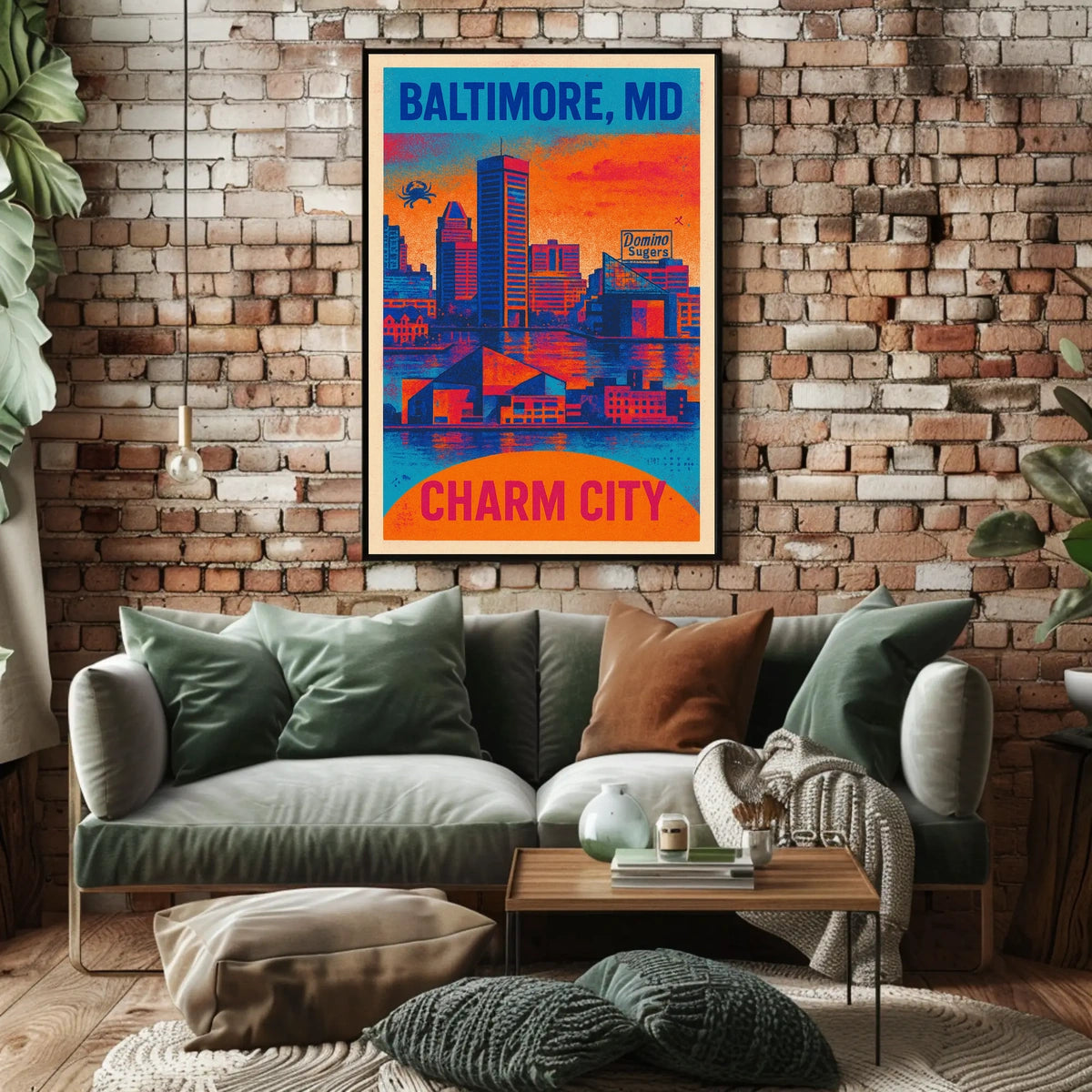 Baltimore, MD Charm City Poster