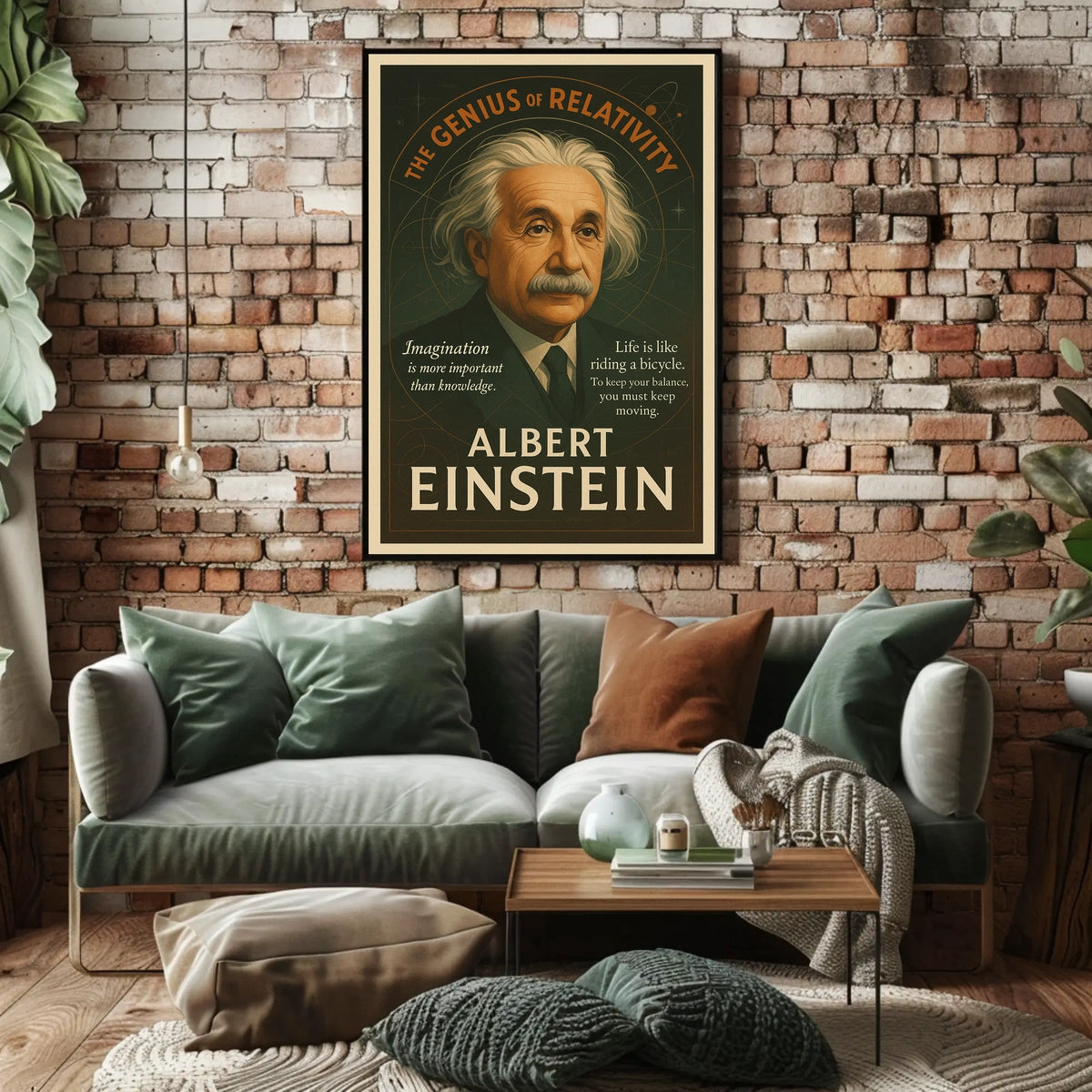 Albert Einstein The Genius of Relativity Poster