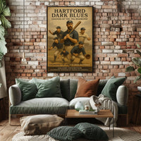 Hartford Dark Blues Legends of the 70s Diamond Poster