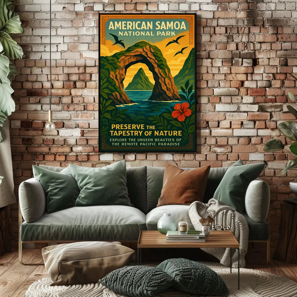 Explore the Unseen Pacific Paradise Travel Poster