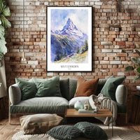 Majestic Matterhorn Poster PosterGoat