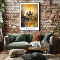 Angkor Wat Reflections Poster PosterGoat