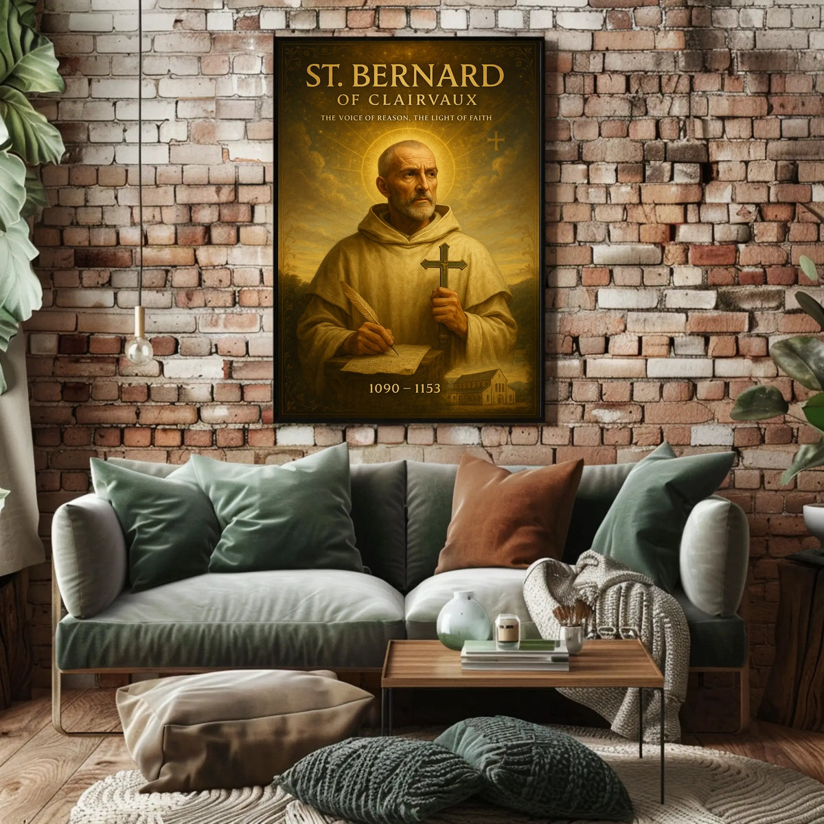 St. Bernard of Clairvaux Poster