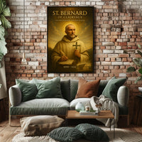 St. Bernard of Clairvaux Poster