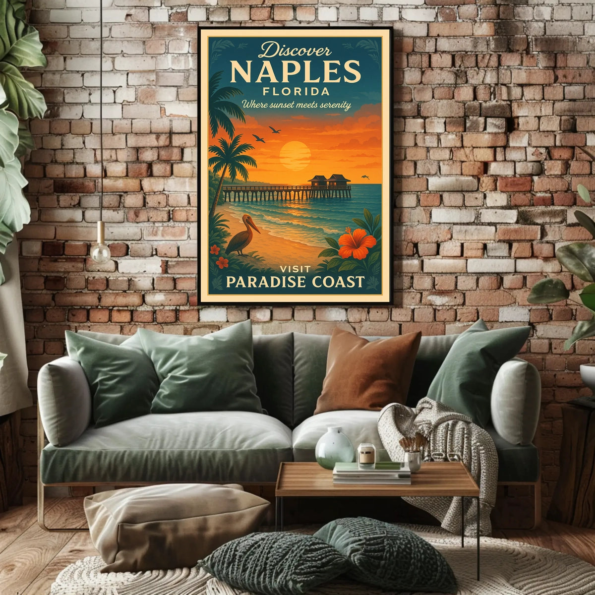 Discover Naples, Florida Poster