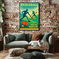 Pickleball A Game of Strategy and Spirit Poster