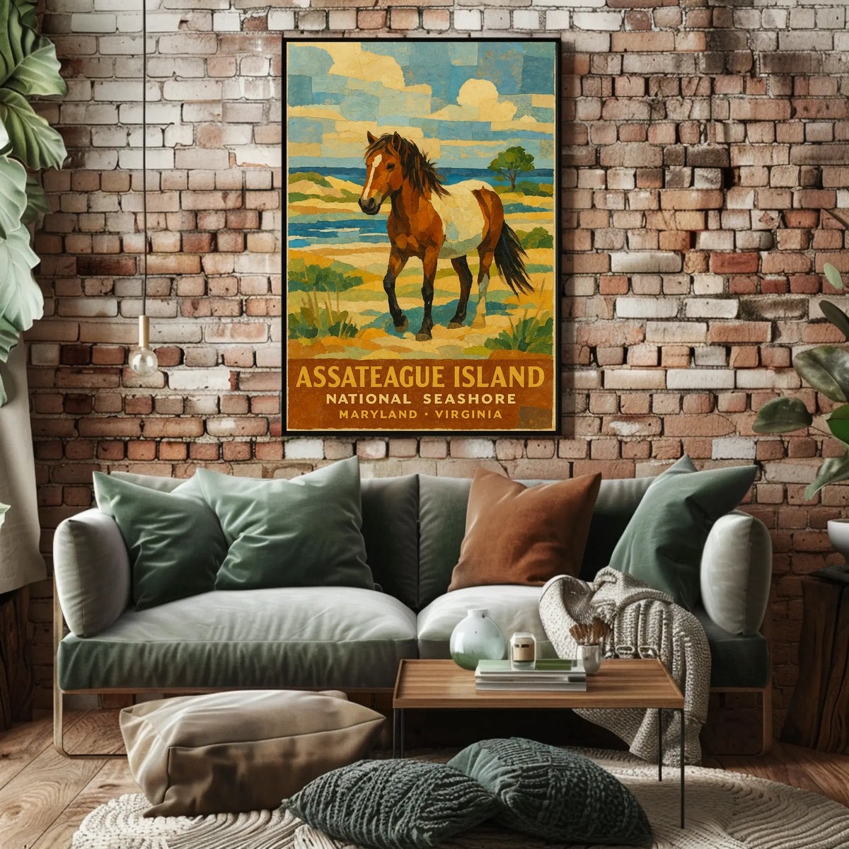 Assateague Island Seashore Coastal Wanderlust Poster