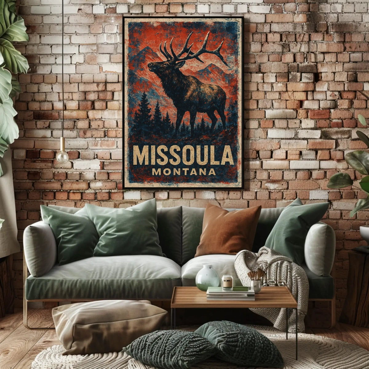 Missoula, Montana Wilderness Majesty Poster