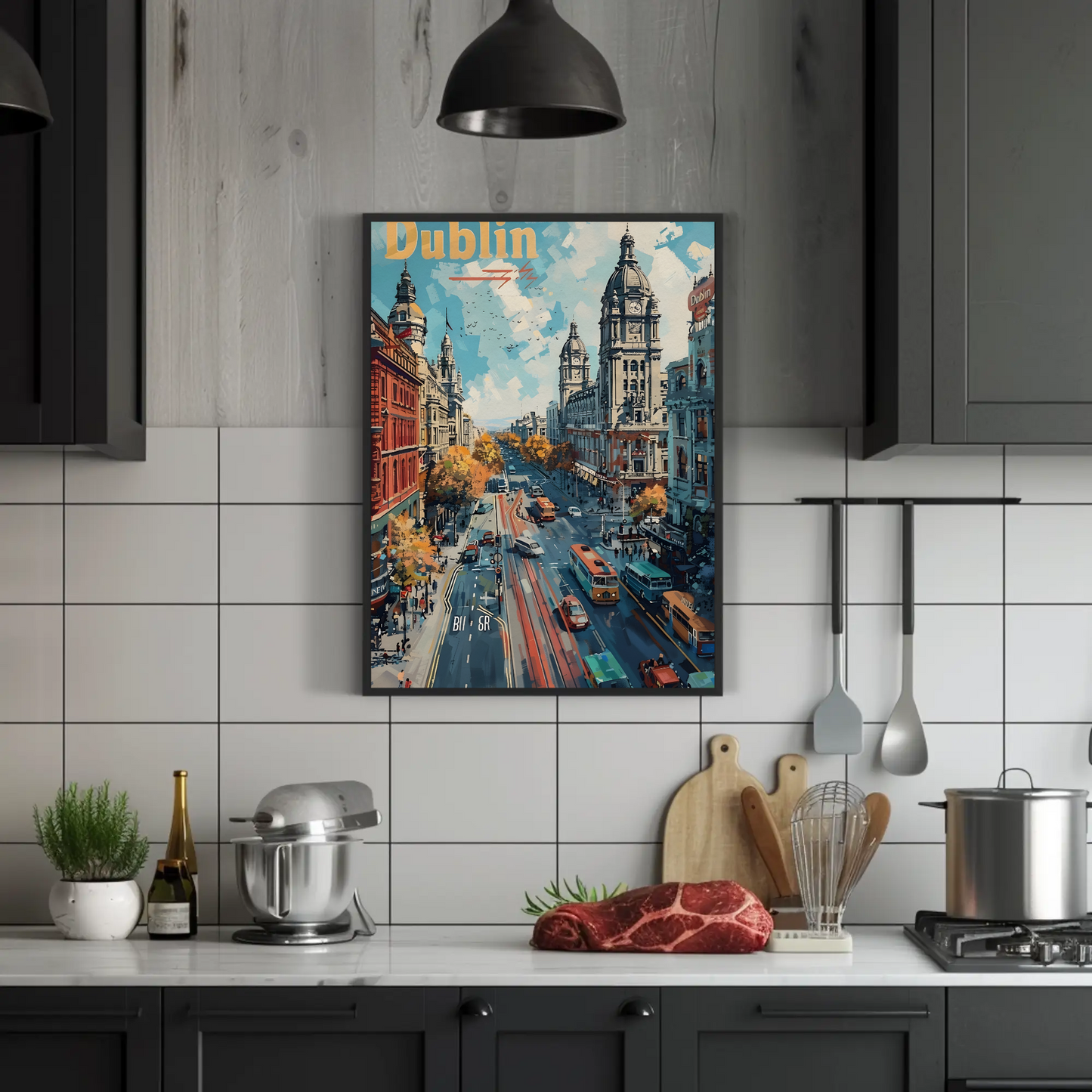 Vintage Poster - Dublin Grand Avenue