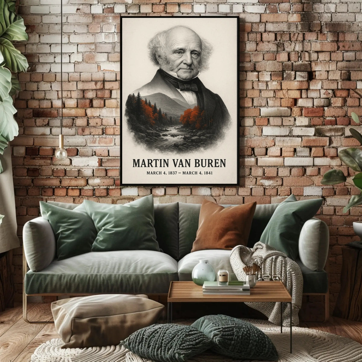 Martin Van Buren 8th President of the United States Reflections Poster