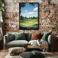 Cherry Hills Golf Course Scenic Sports Poster