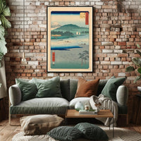 Serene Landscape with Mount Fuji Poster PosterGoat