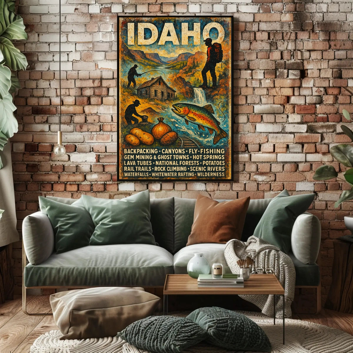 Discover Idahos Wilderness Poster