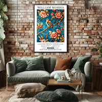 Victorian Cotton Prints Exhibition by William Morris Poster