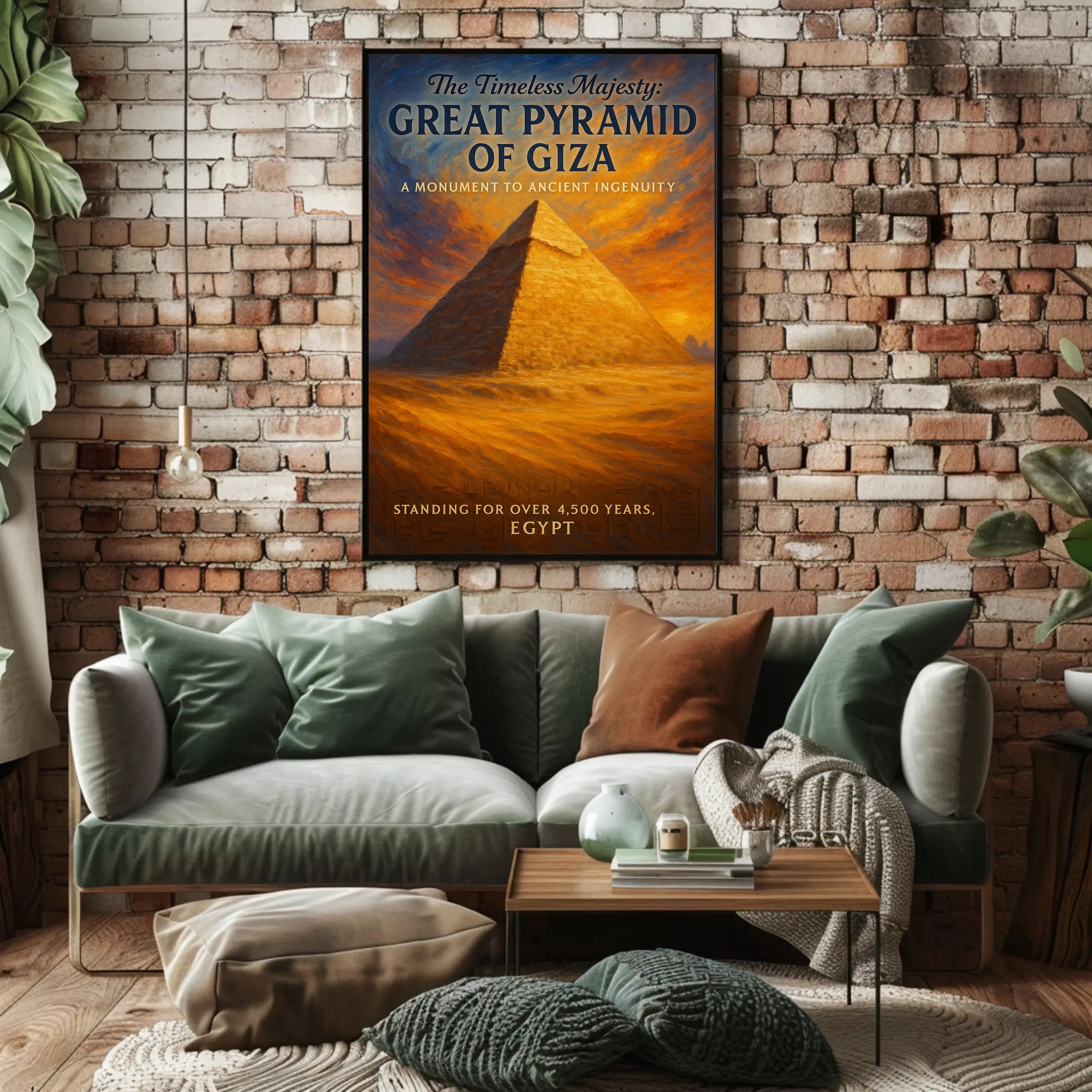 The Timeless Majesty: Great Pyramid of Giza Poster