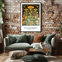 William Morris Cotton Prints Exhibition Poster