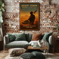 Desert Storm Triumph in the Gulf Poster